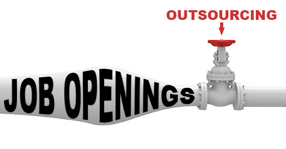 Outsourcing could relieve pressure in a tight labor market