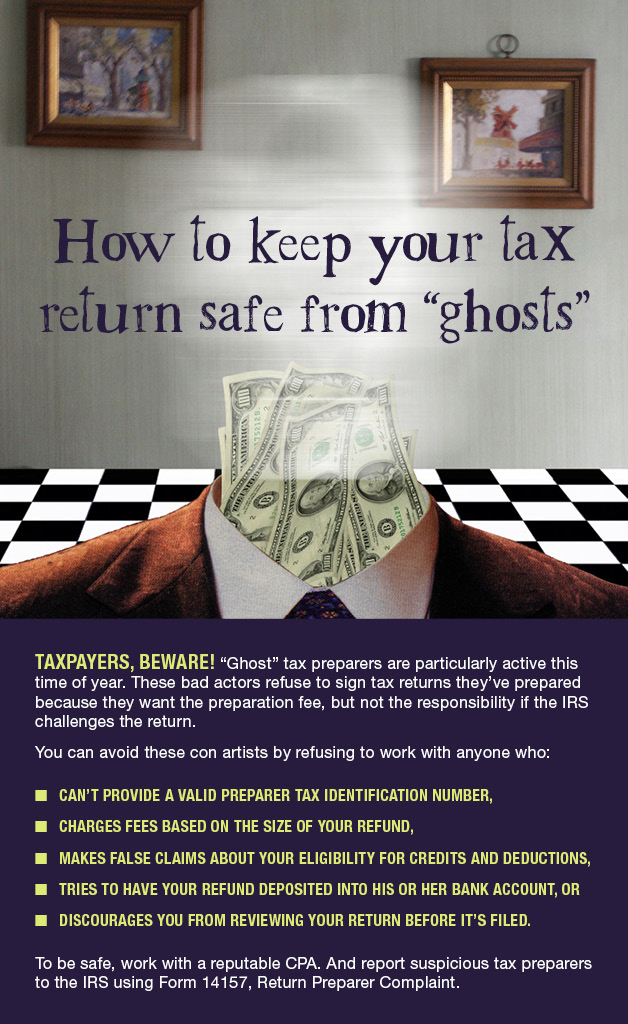 How to keep your tax return safe from ghosts