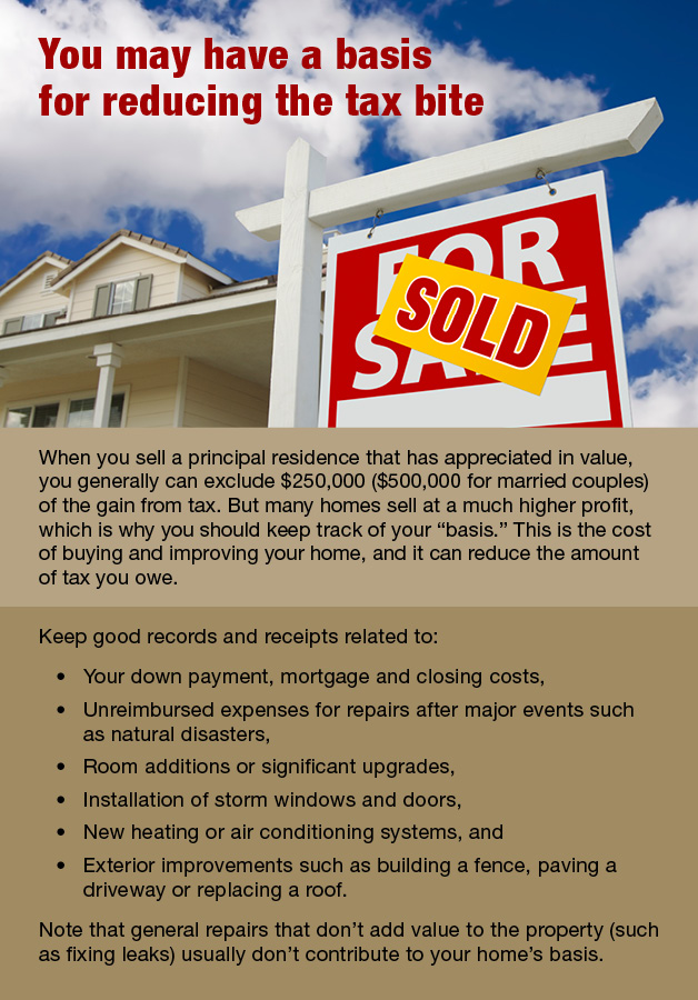 You may have a basis for reducing the tax bite